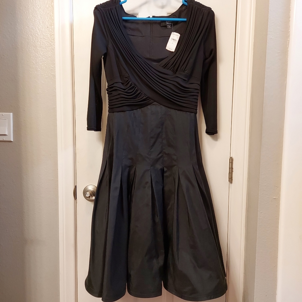 Tadashi vintage silk dress nwt